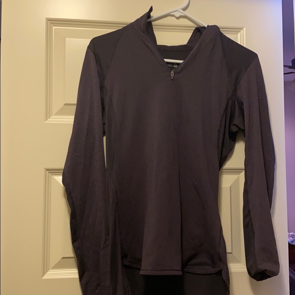 North Face Purple Long Sleeve Runners Top